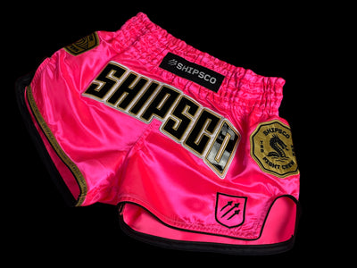 Deep Waters Collection - Pink Muay Thai Shorts