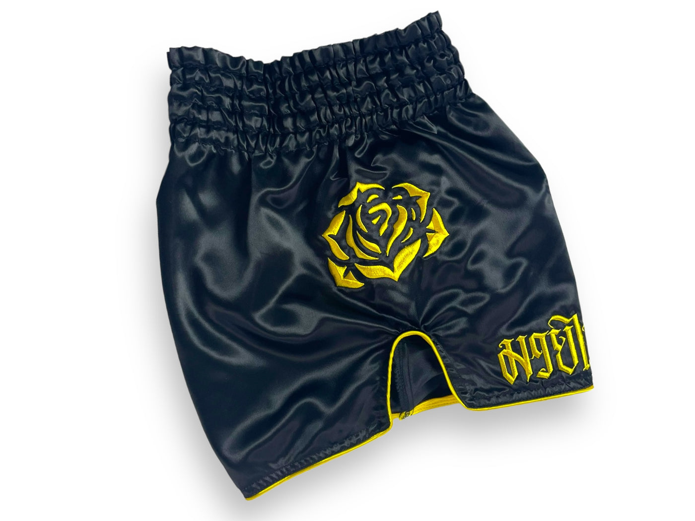 Yellow Rose Rattlesnake Muay Thai Shorts