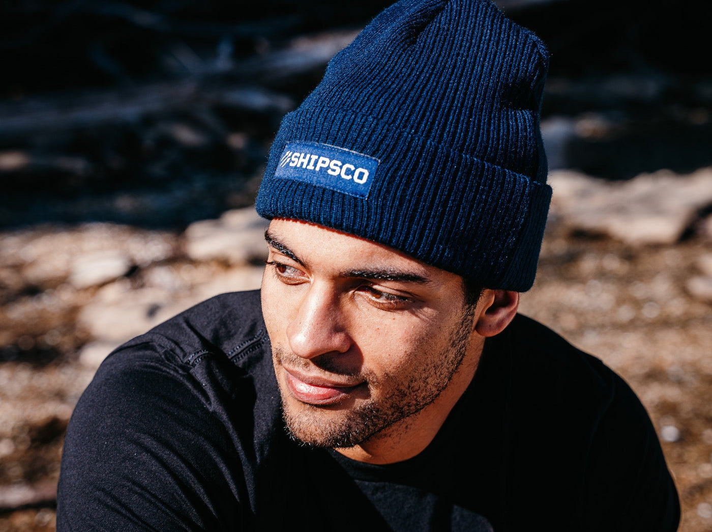 SHIPSCO Thicc Navy Beanie