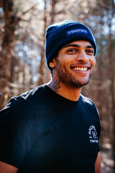 SHIPSCO Thicc Navy Beanie