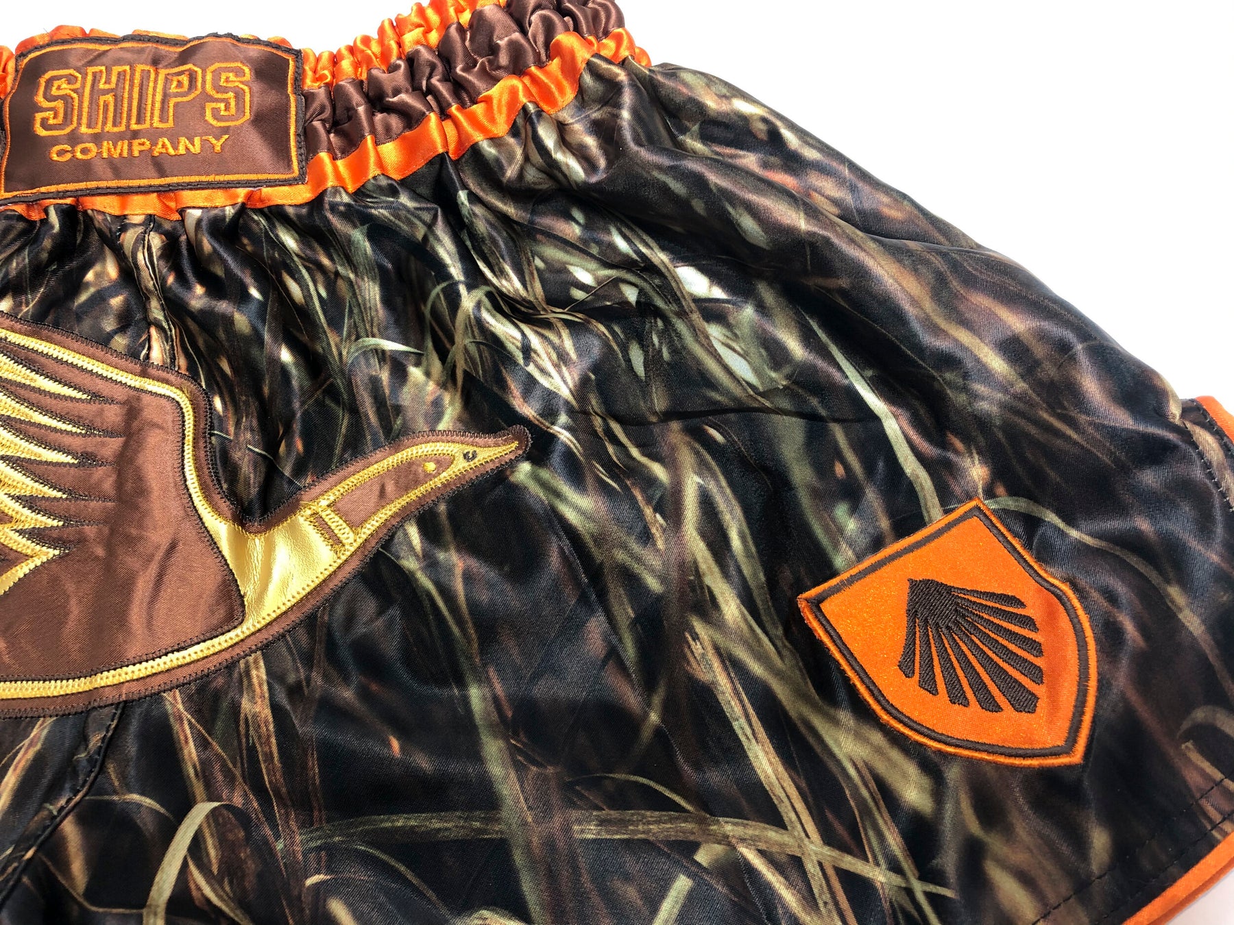 Waterfowl Camouflage Muay Thai Shorts SHIPSCO Fightwear