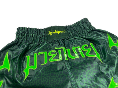 Reptile Muay Thai Shorts-Green