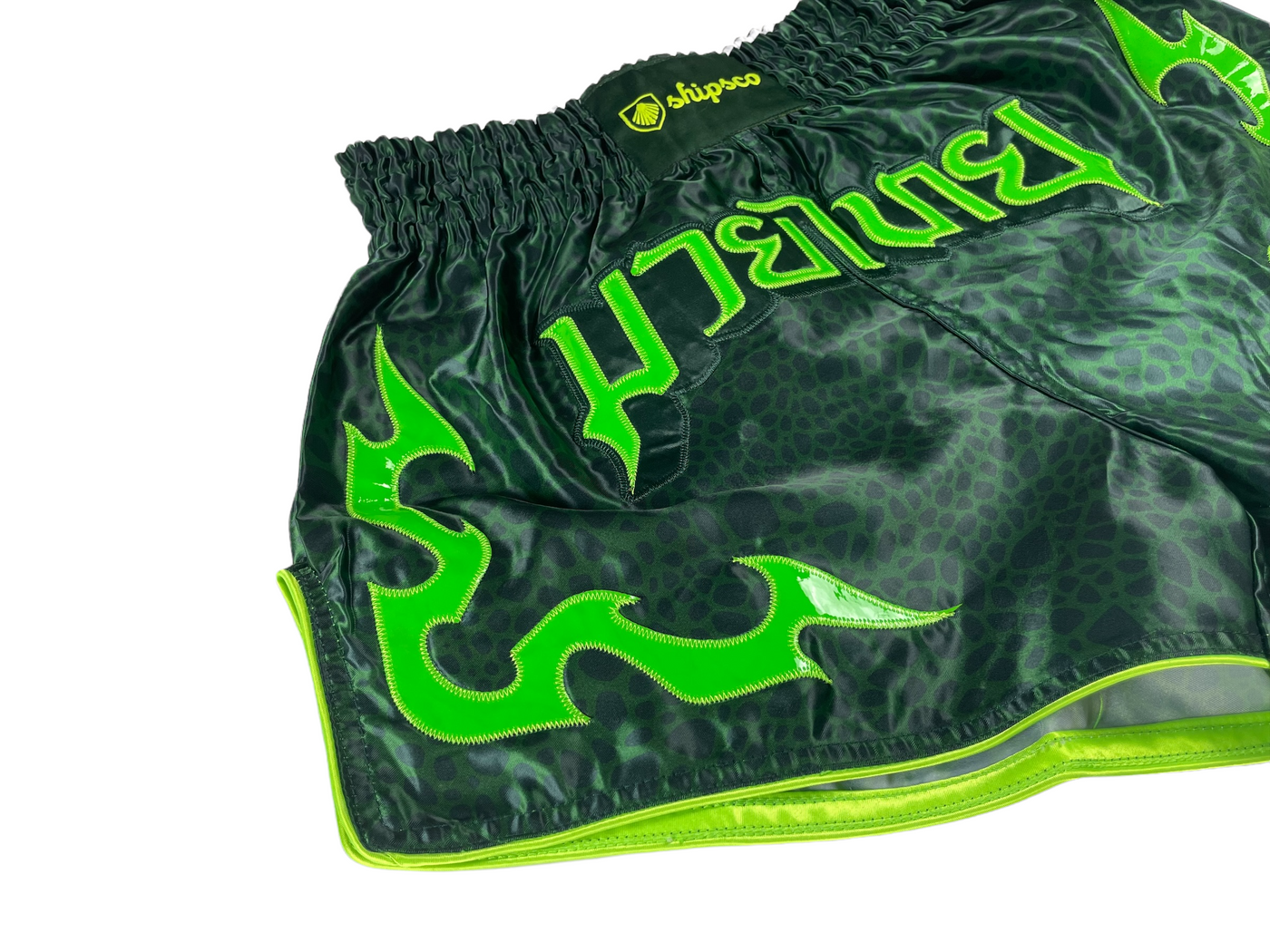 Reptile Muay Thai Shorts-Green